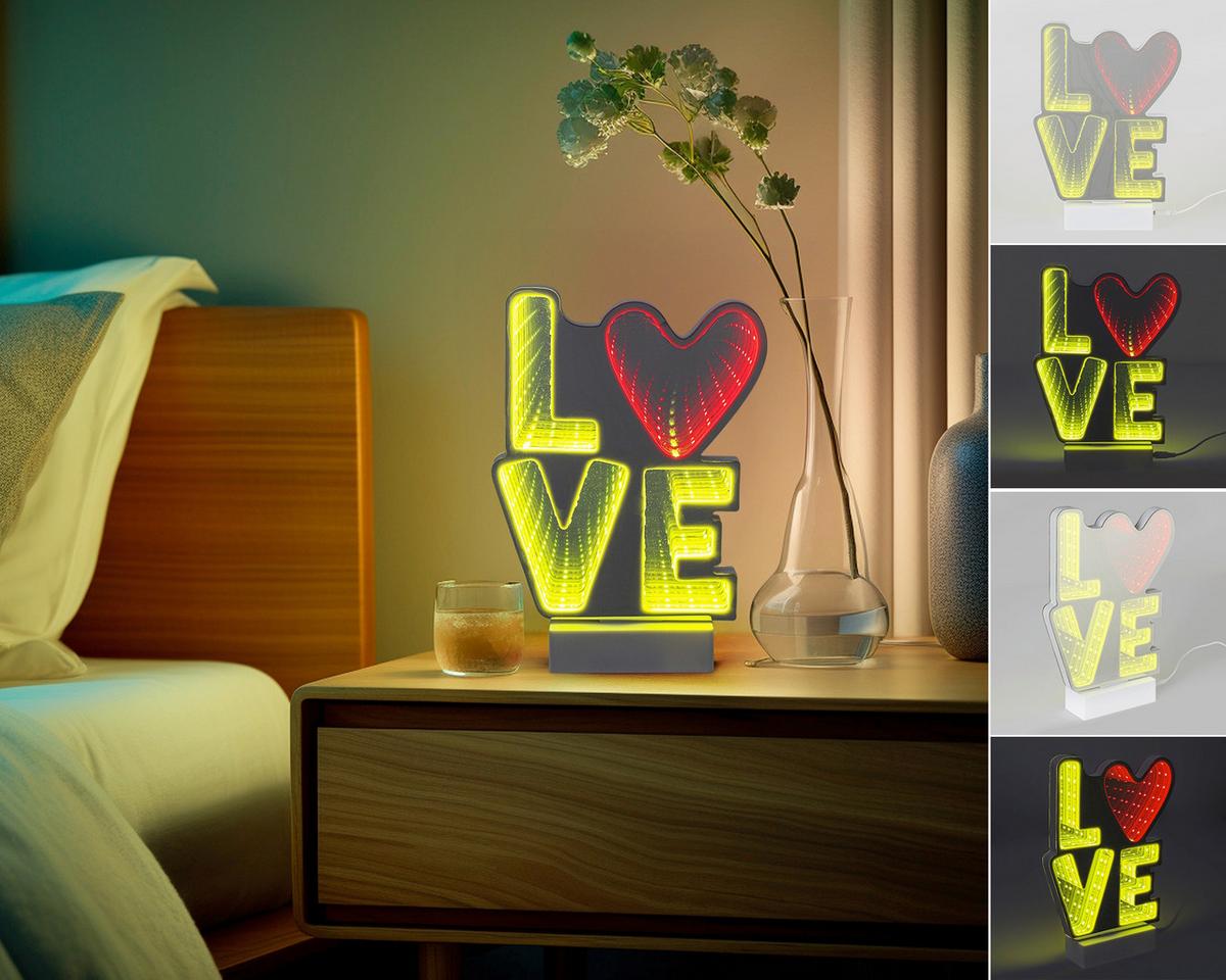 LED-Dekoleuchte Clementine - Chromfarben/Weiß, Basics, Kunststoff (18/4,6/26,9cm) - Luca Bessoni