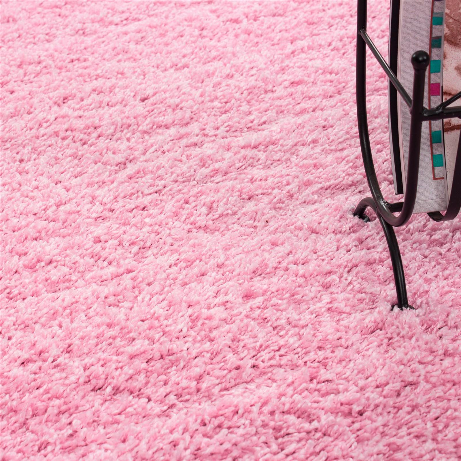 Hochflorteppich Life - Rosa, KONVENTIONELL, Textil (200/200cm) - Novel