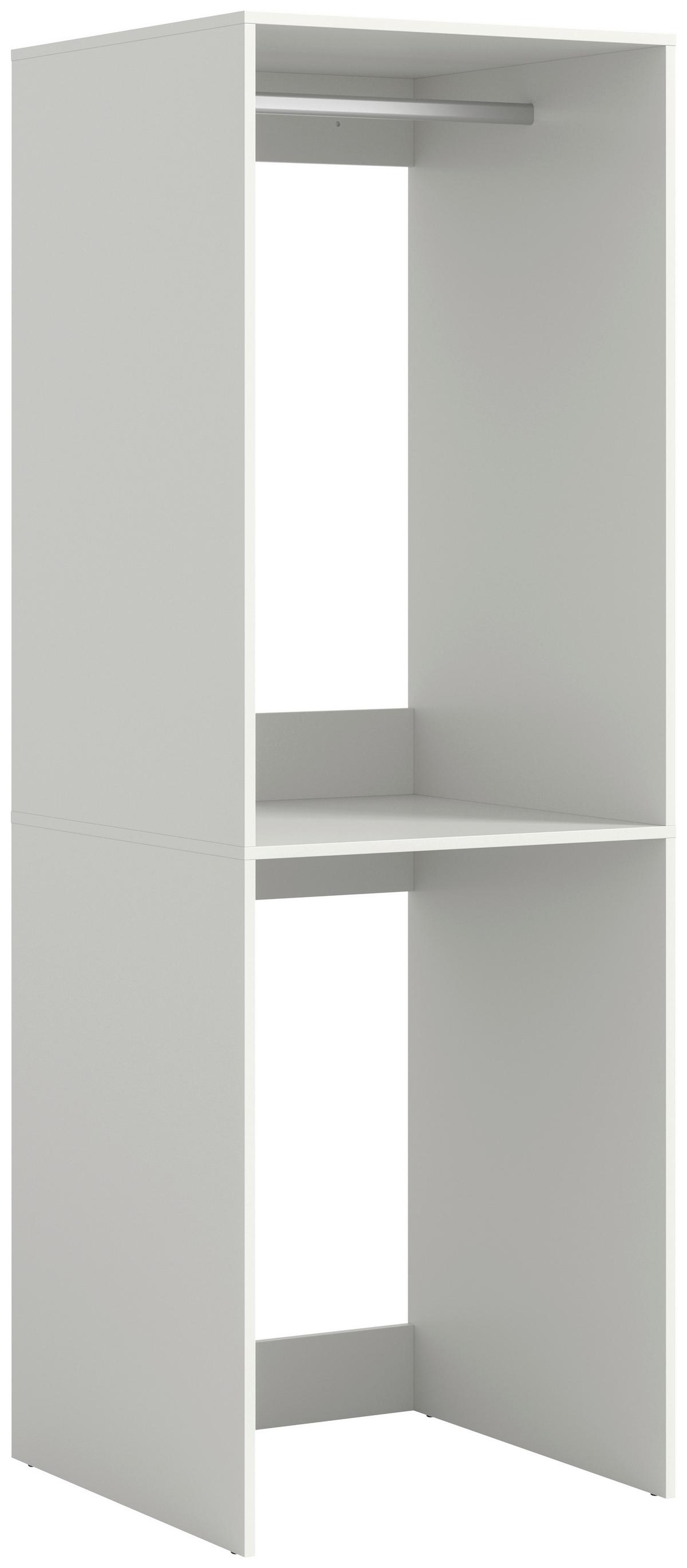 Waschmaschinenschrank Free Weiß B: 66cm - Weiß, Basics, Holzwerkstoff (66/195/60cm) - MID.YOU