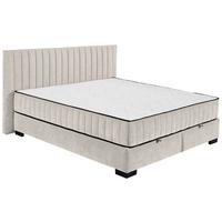 Boxbett Nagol C - Beige/Schwarz, MODERN, Holzwerkstoff/Textil (180/200cm) - MID.YOU
