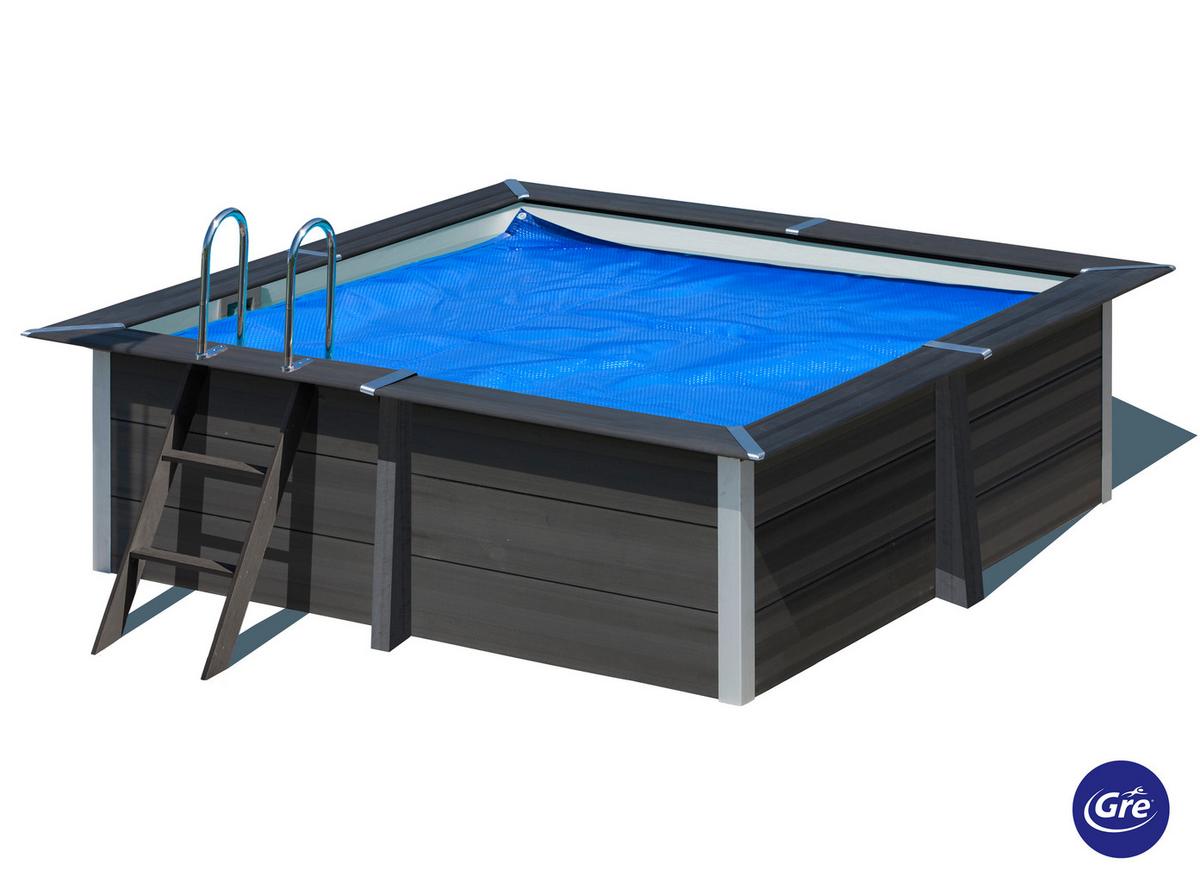 Poolabdeckplane Sommerabdeckplane - Blau, KONVENTIONELL, Kunststoff (275/275cm) - Gre