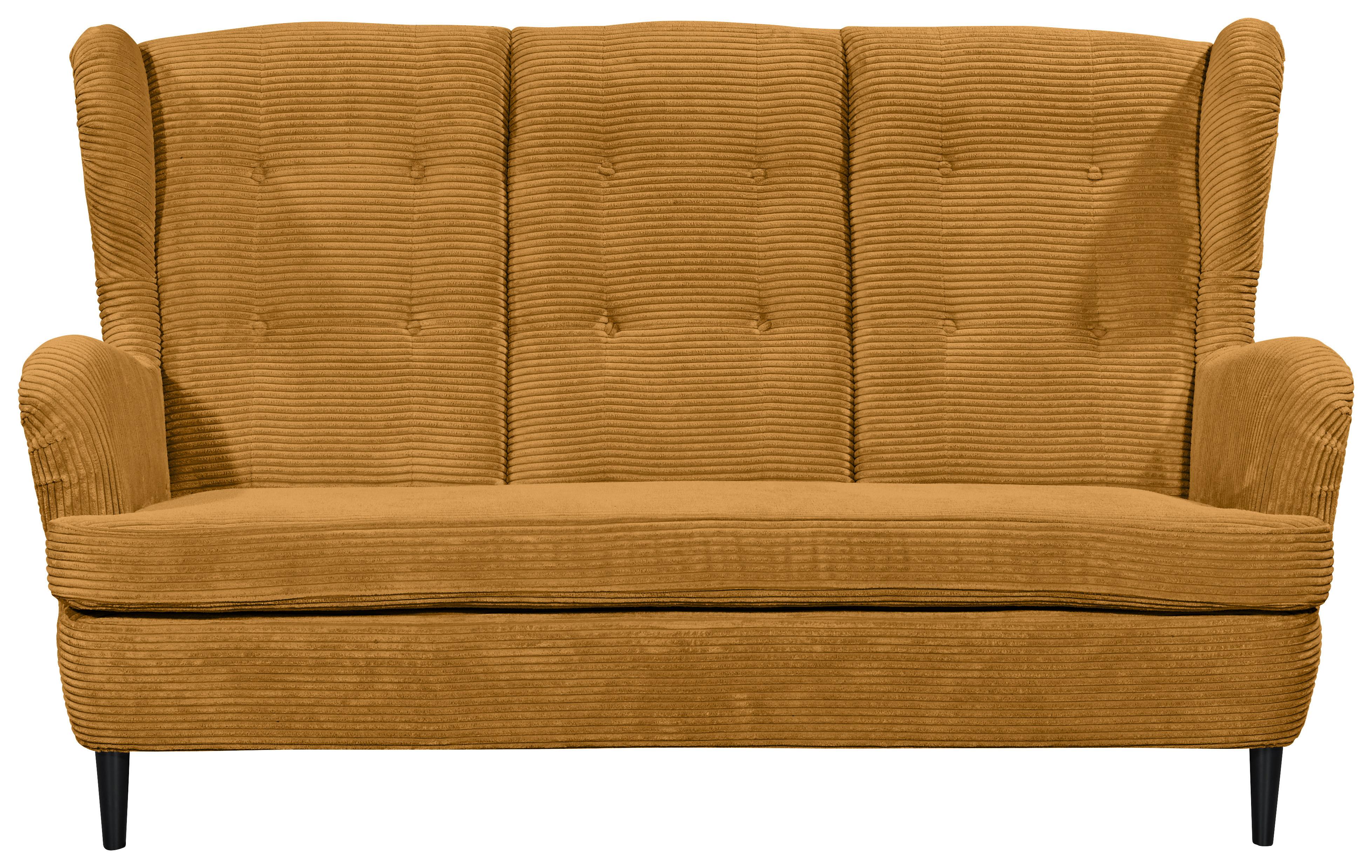 Küchensofa Oskar 5 Gelb B: 176 Cm - Gelb/Schwarz, KONVENTIONELL, Textil (176/103/98cm) - MID.YOU