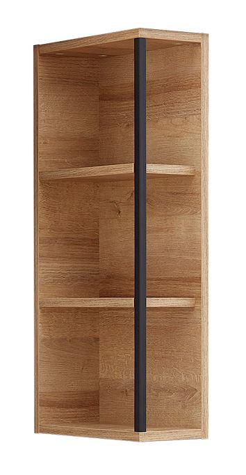 NÁSTĚNNÝ REGÁL BAVELLI -EXKLUSIV- - barvy dubu, Moderní, kompozitní dřevo (15/70/32,5cm) - Pelipal