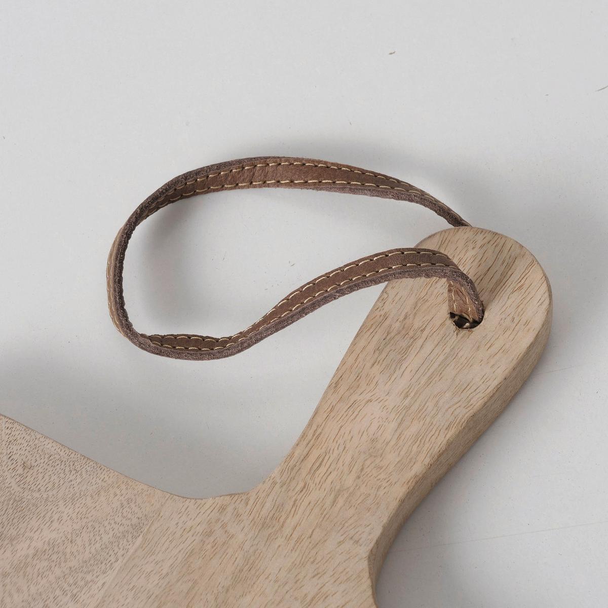 Dekorační podnos Mandalja - přírodní barvy, Basics, dřevo (50/2/25cm) - Modern Living