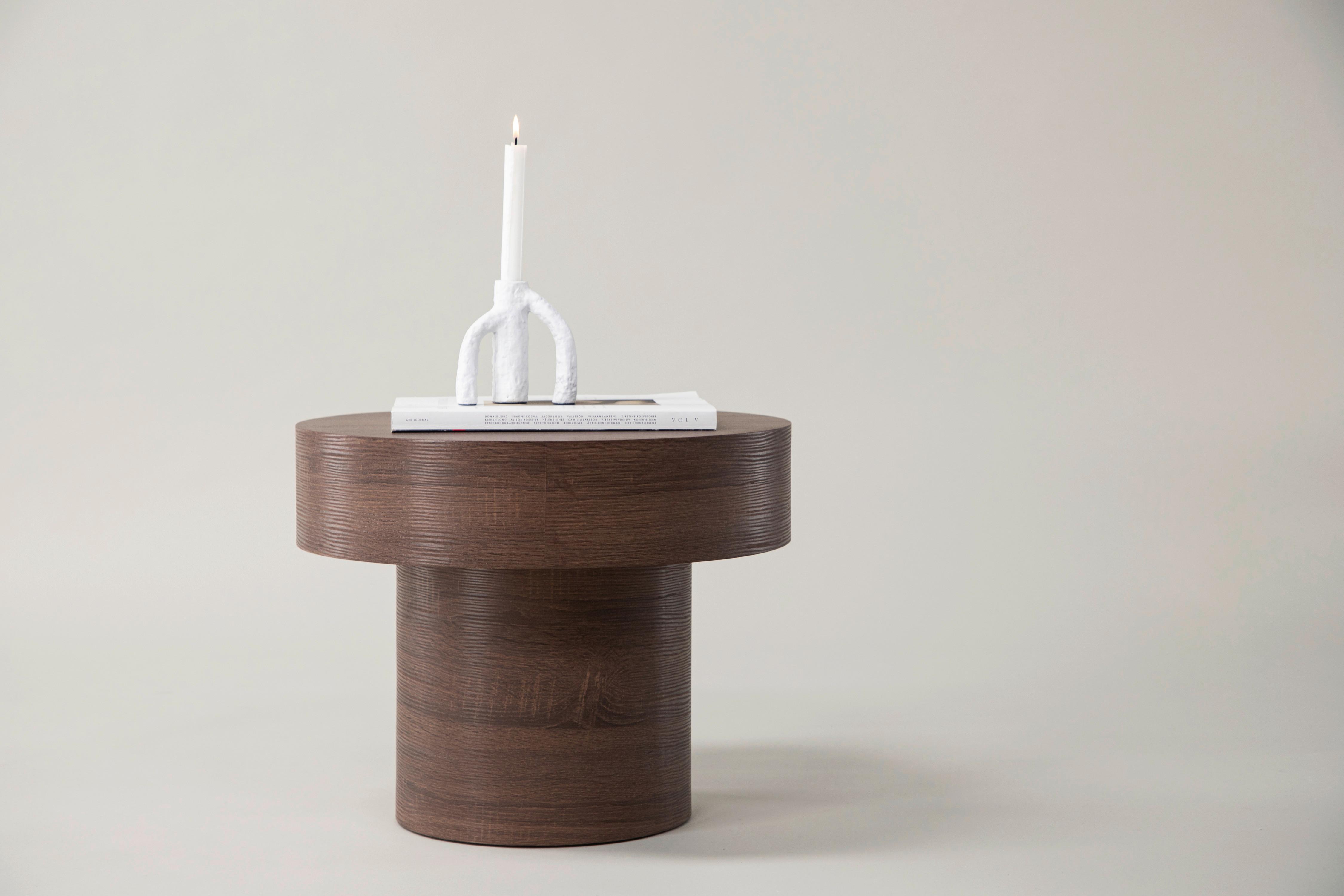 Beistelltisch Malung - Braun, Design, Holzwerkstoff (50/50/40cm) - Livetastic