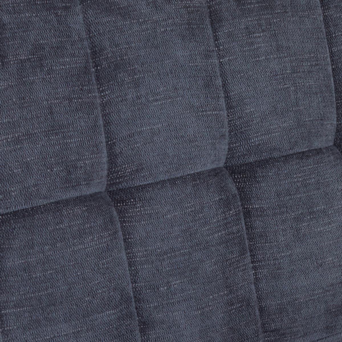 Sitzbank Mit Lehne Dunkelgrau Volda 140x85 Cm - Dunkelgrau/Schwarz, MODERN, Textil/Metall (140/85/56cm) - MID.YOU