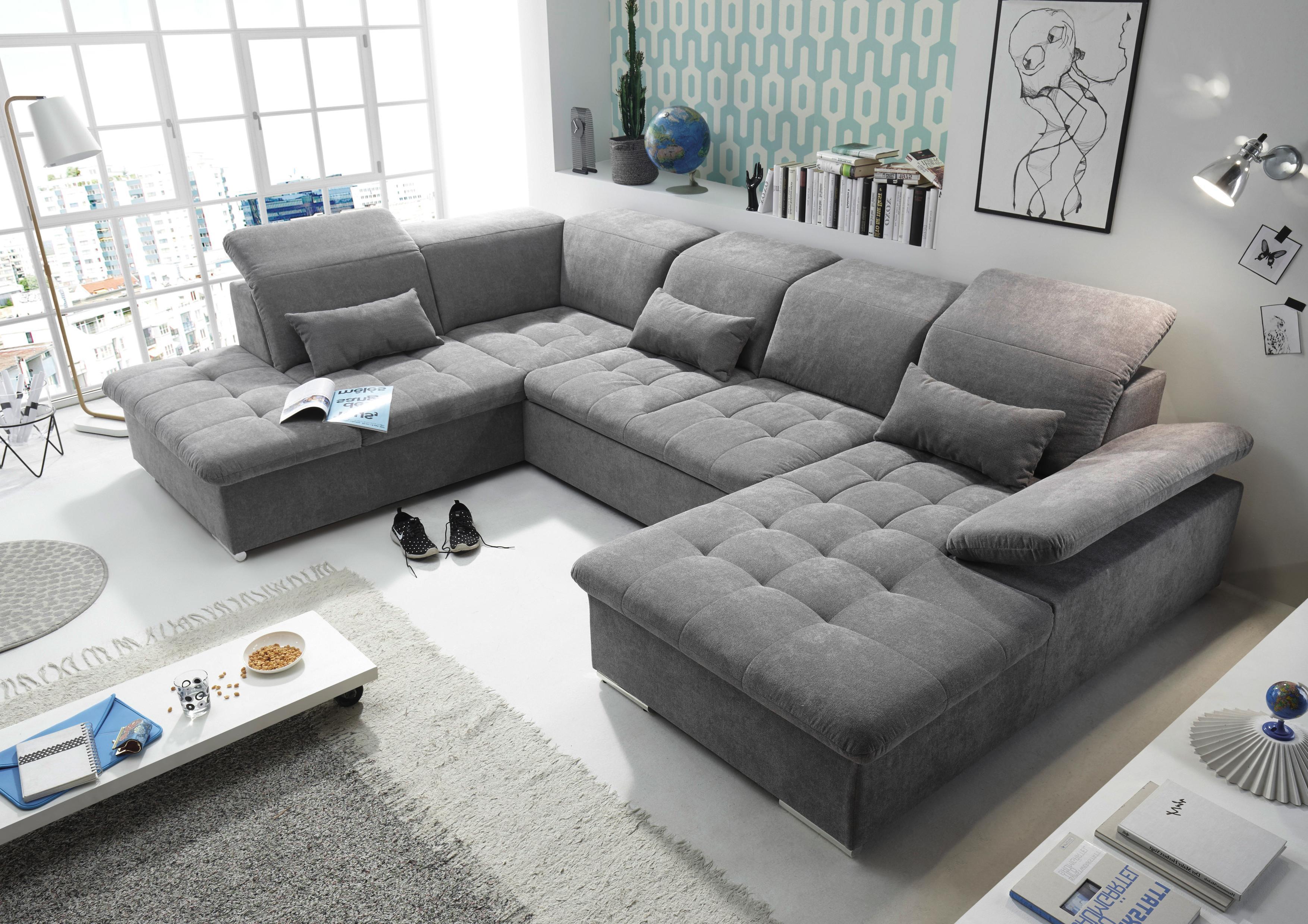 Wohnlandschaft Wayne in U-Form