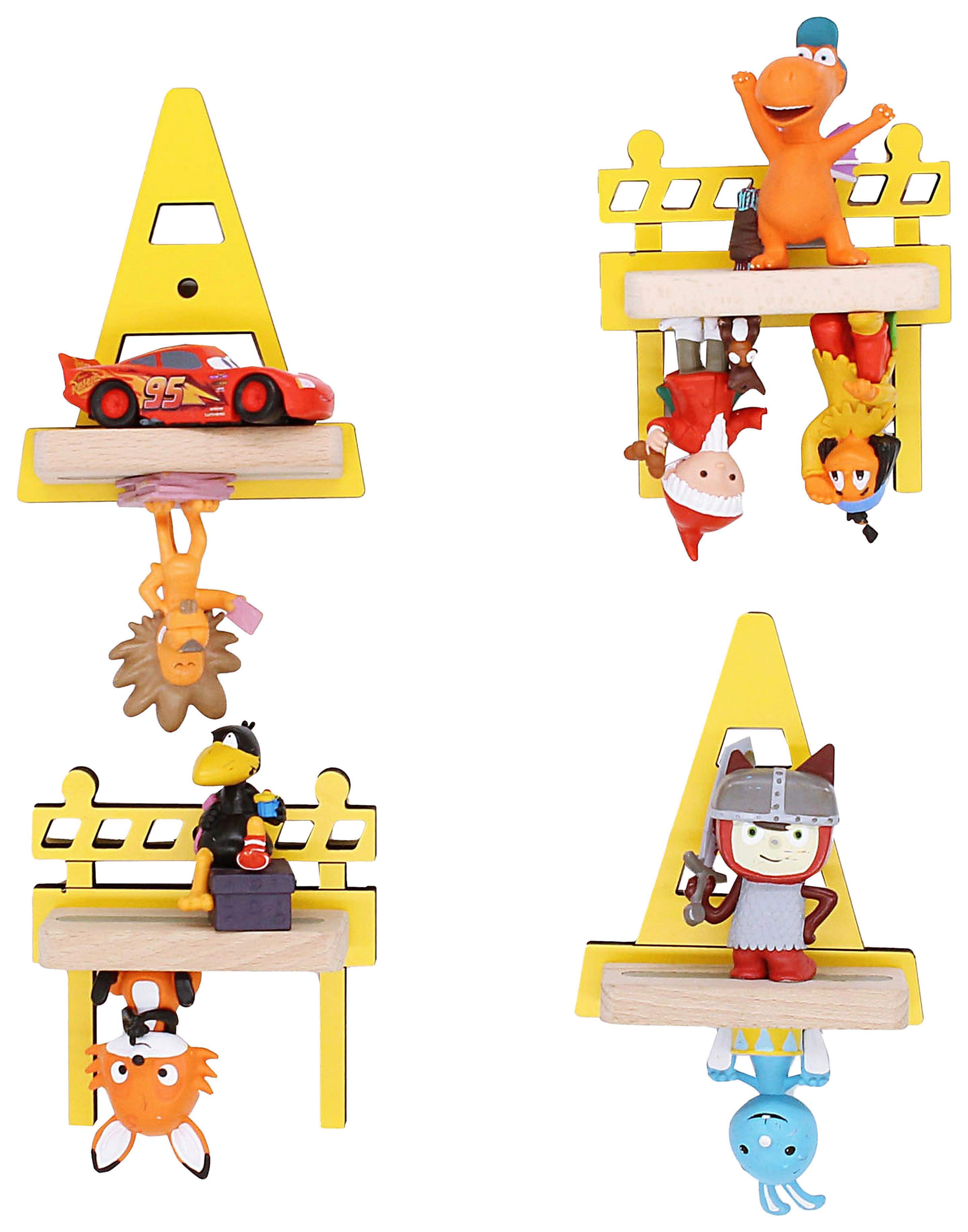 Kinderregal Boarti Gelb B: 13,5 cm - Gelb, MODERN, Holzwerkstoff (13,5/10,5/5cm) - Livetastic