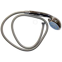 Handbrause Chromfarben Verstellbar - Chromfarben, Basics, Metall (46,50/33,50/63,50cm)