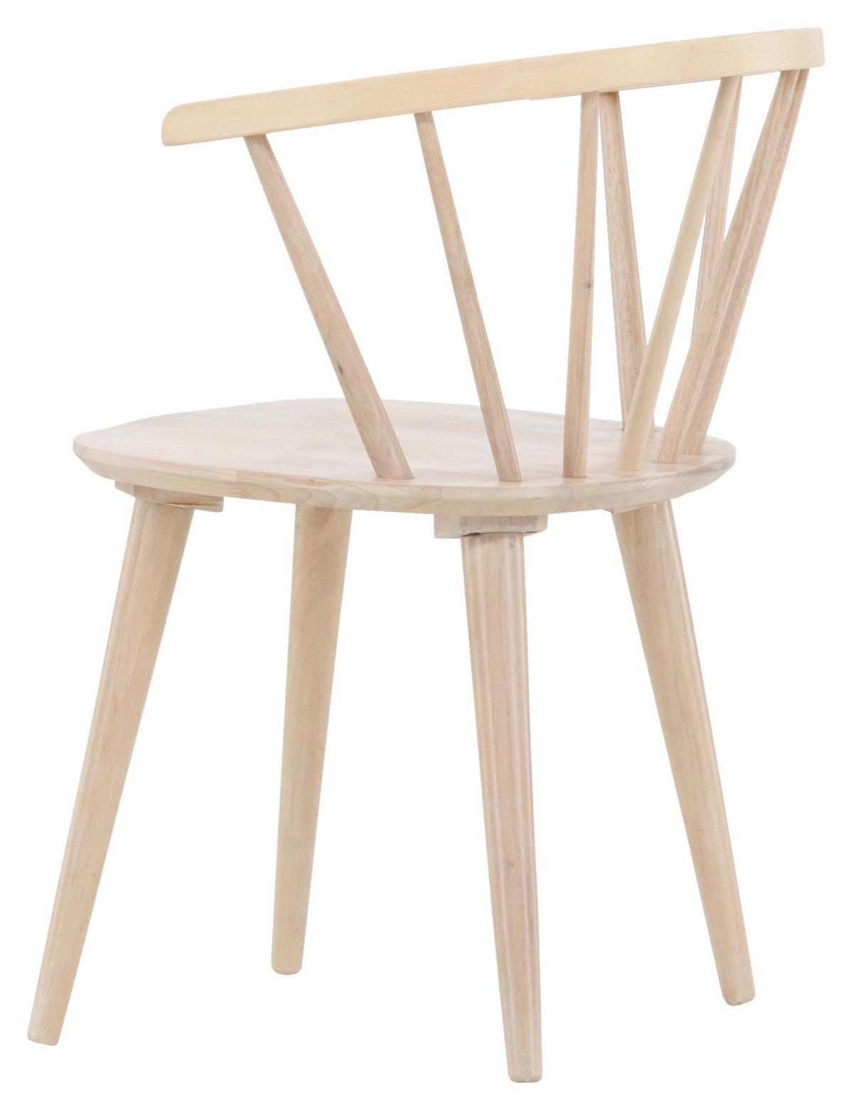 Stuhl-set Bobby - Weiß, Design, Holz (55/75/53cm) - Livetastic