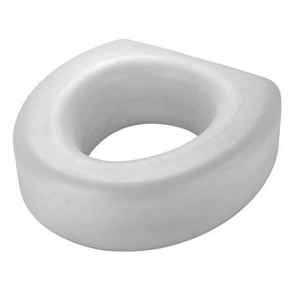 WC-Sitzerhöhung Weiss - Weiß, Basics, Kunststoff (39,9/38,7/15,6cm)