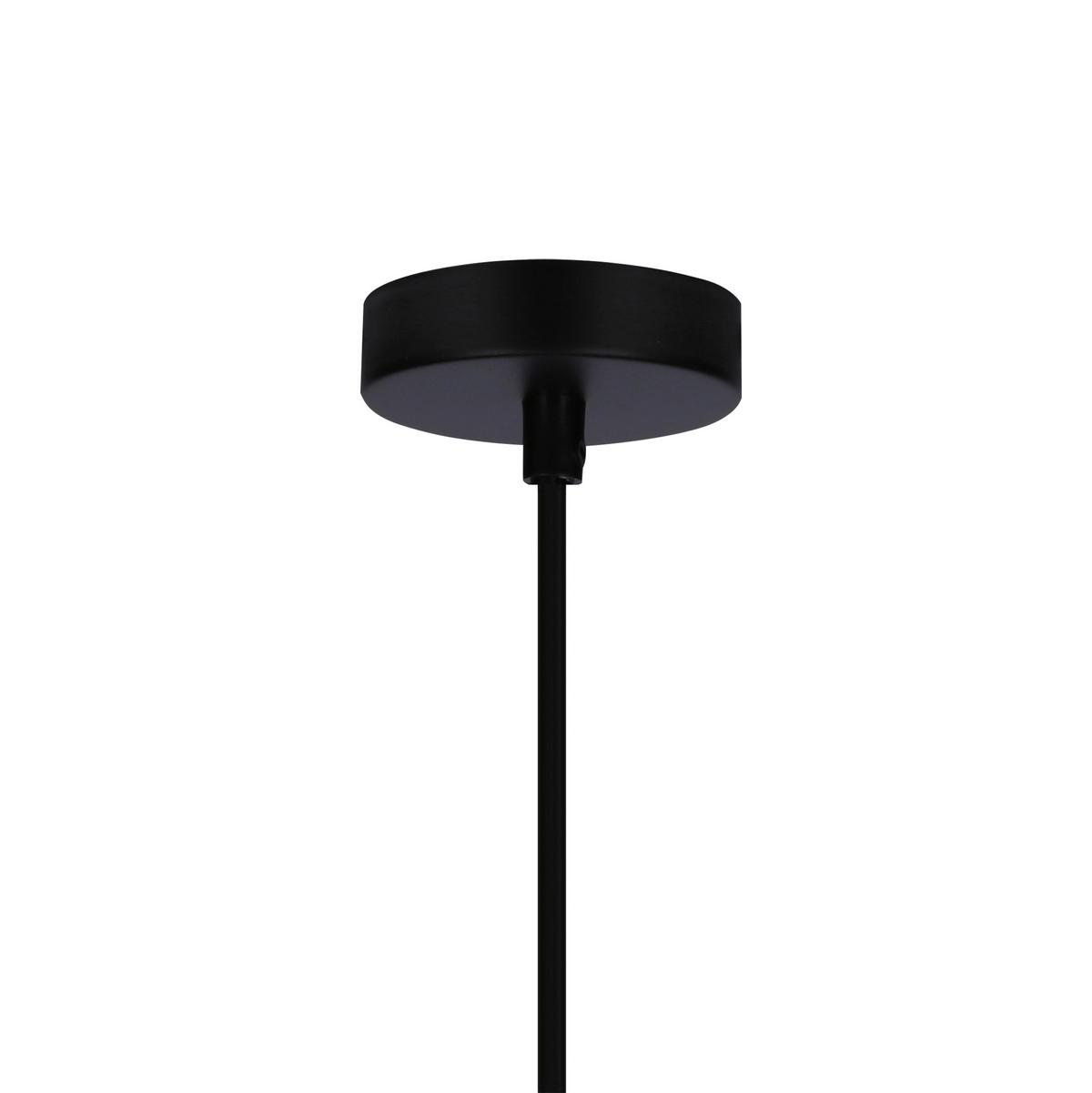 Pendelleuchte Exeter 50101275 - Schwarz, KONVENTIONELL, Glas/Metall (14.5/14.5/90cm)