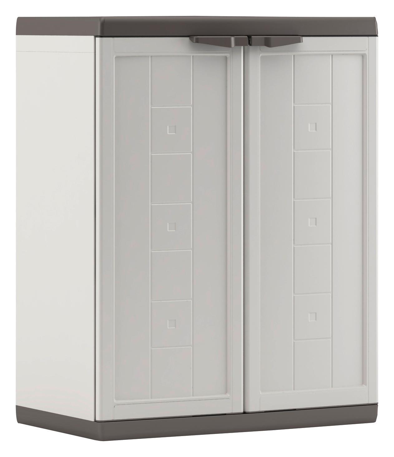 Geräteschrank in Weiß