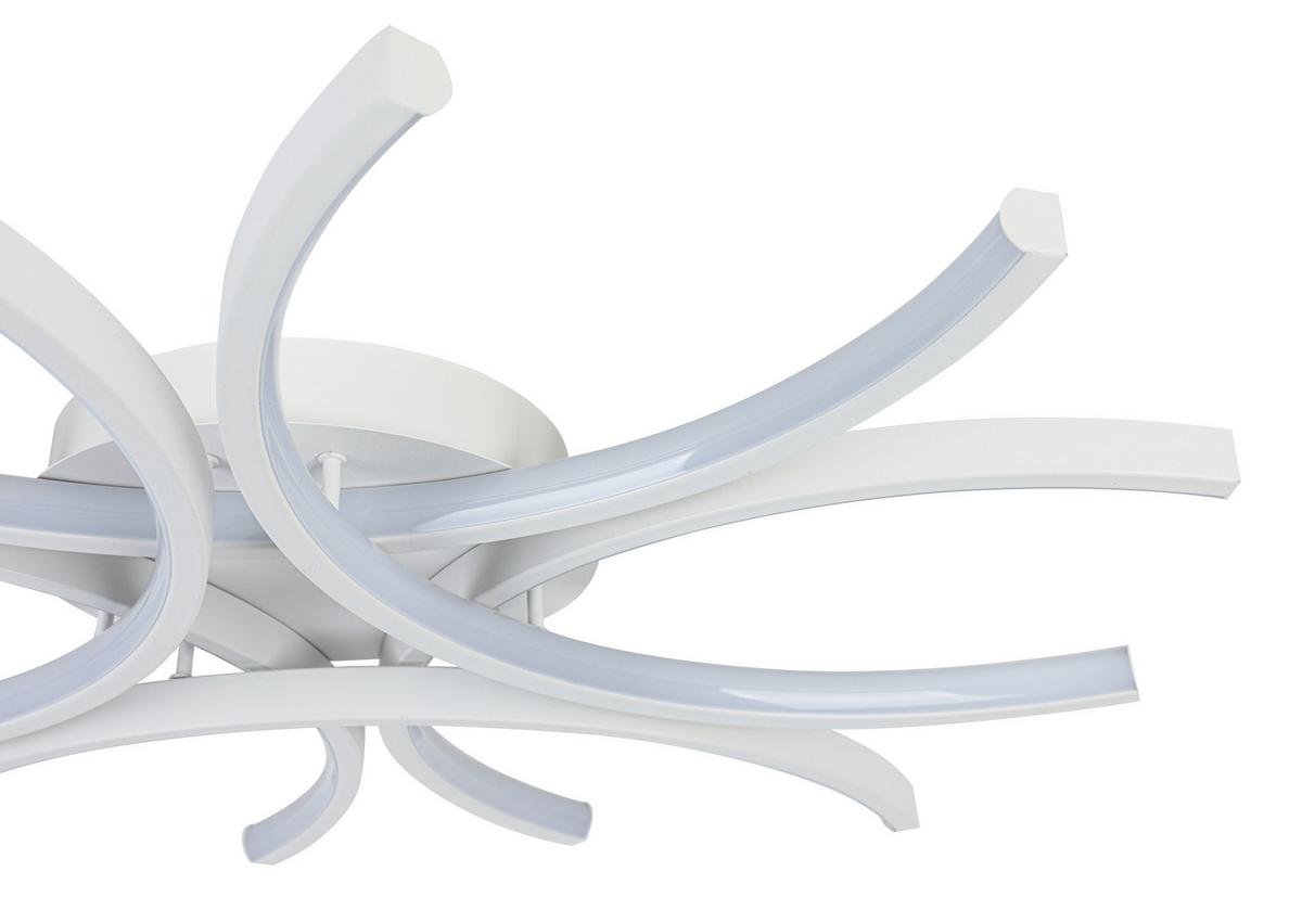 STROPNÉ LED SVIETIDLO WILMA - biela, Modern, kov/plast (60/60/8,5cm) - Mömax
