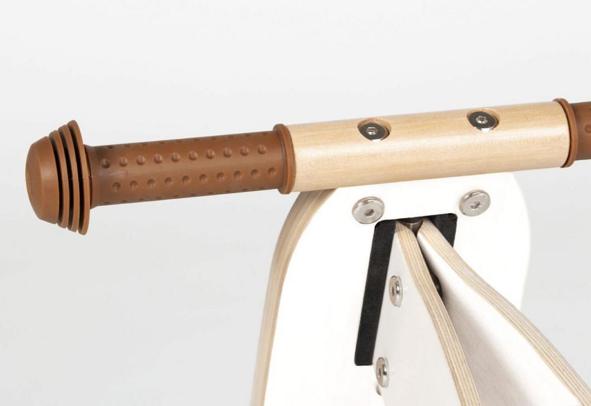 Laufrad weiß/natur - Naturfarben/Weiß, Basics, Holz (66/41/37cm) - Pinolino