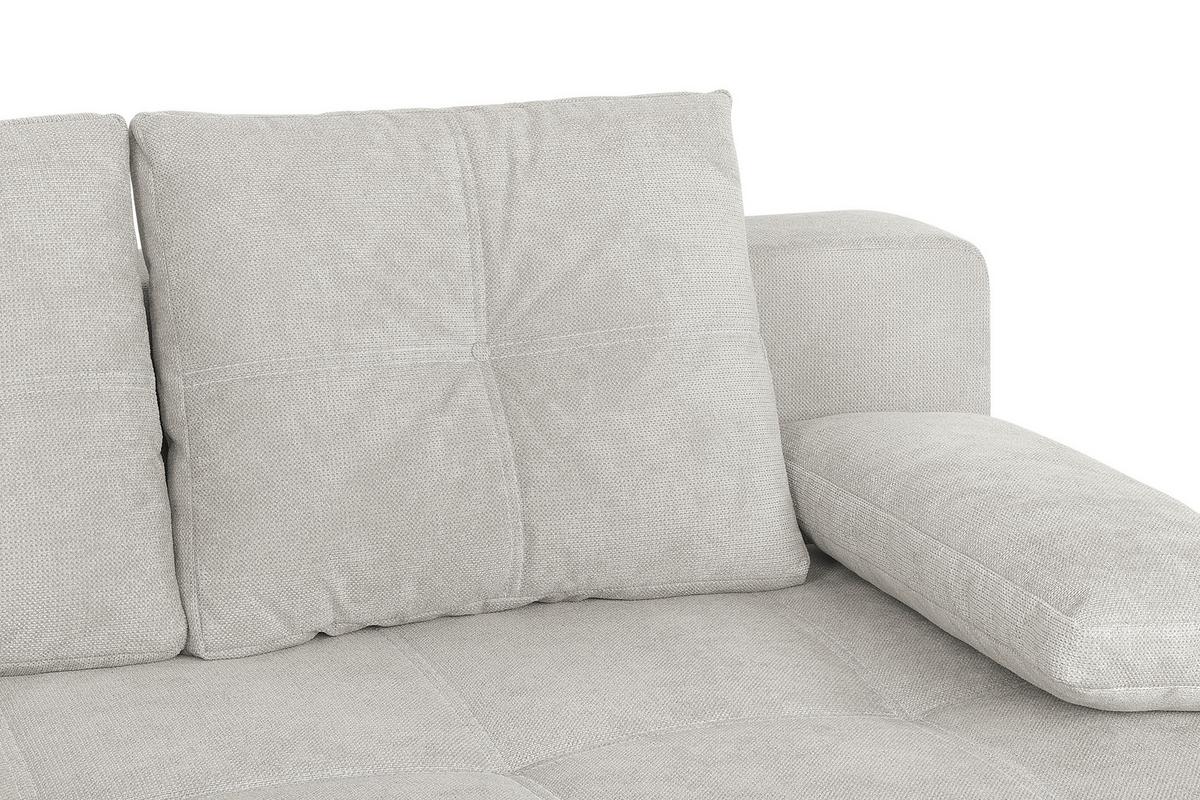 Schlafsofa mit Bettkasten Ben Creme - Chromfarben/Creme, Design, Holzwerkstoff/Textil (200/90/110cm) - P & B