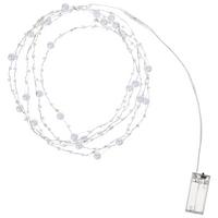 Svetelná reťaz 20LED/teplá biela - priehľadné, Konventionell, kov/plast (180cm) - Mömax