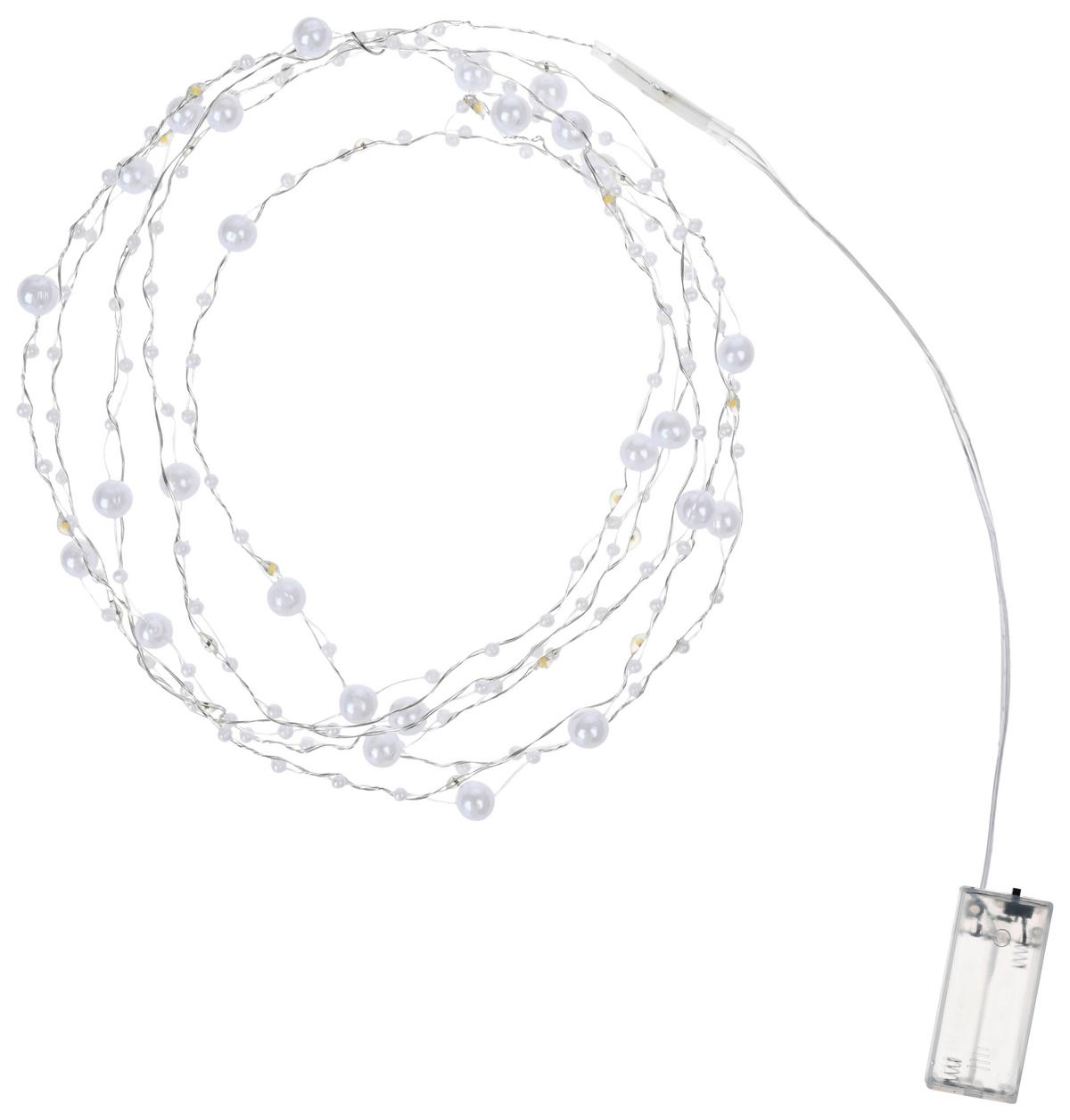 Svetelná reťaz 20LED/teplá biela - priehľadné, Konventionell, kov/plast (180cm) - Mömax