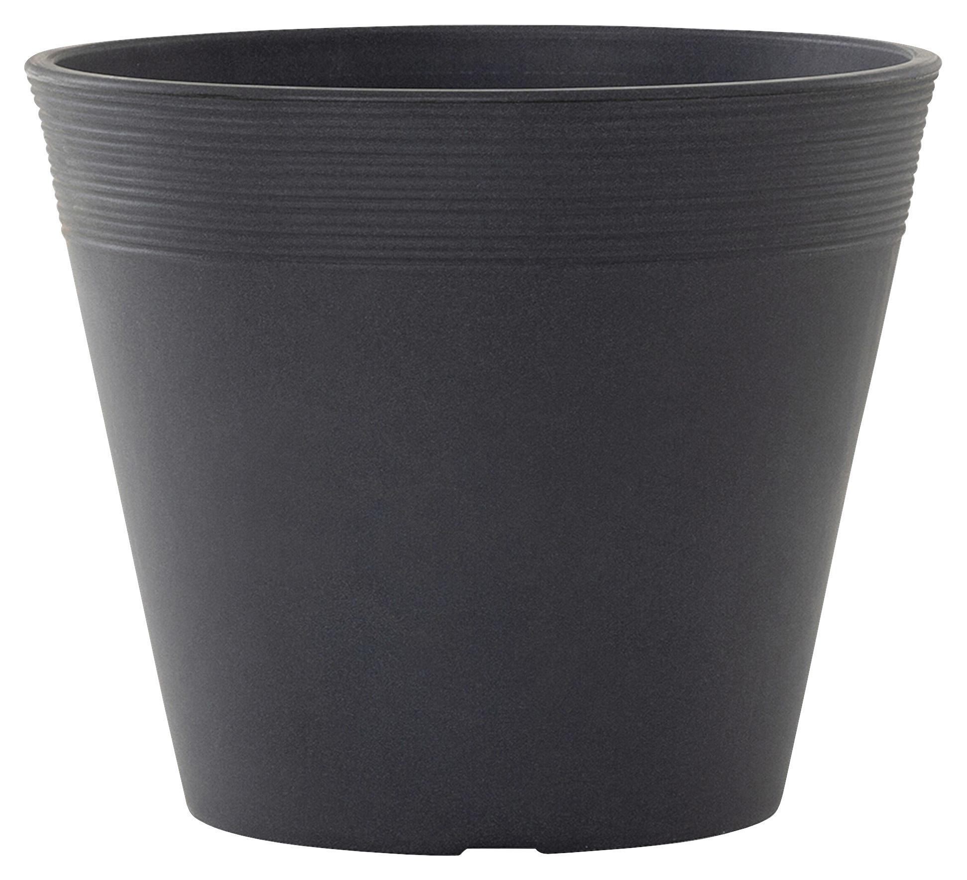 Pflanzentopf Anthrazit D: 58 Cm - Anthrazit, Basics, Kunststoff (58/48cm) - Siena Garden