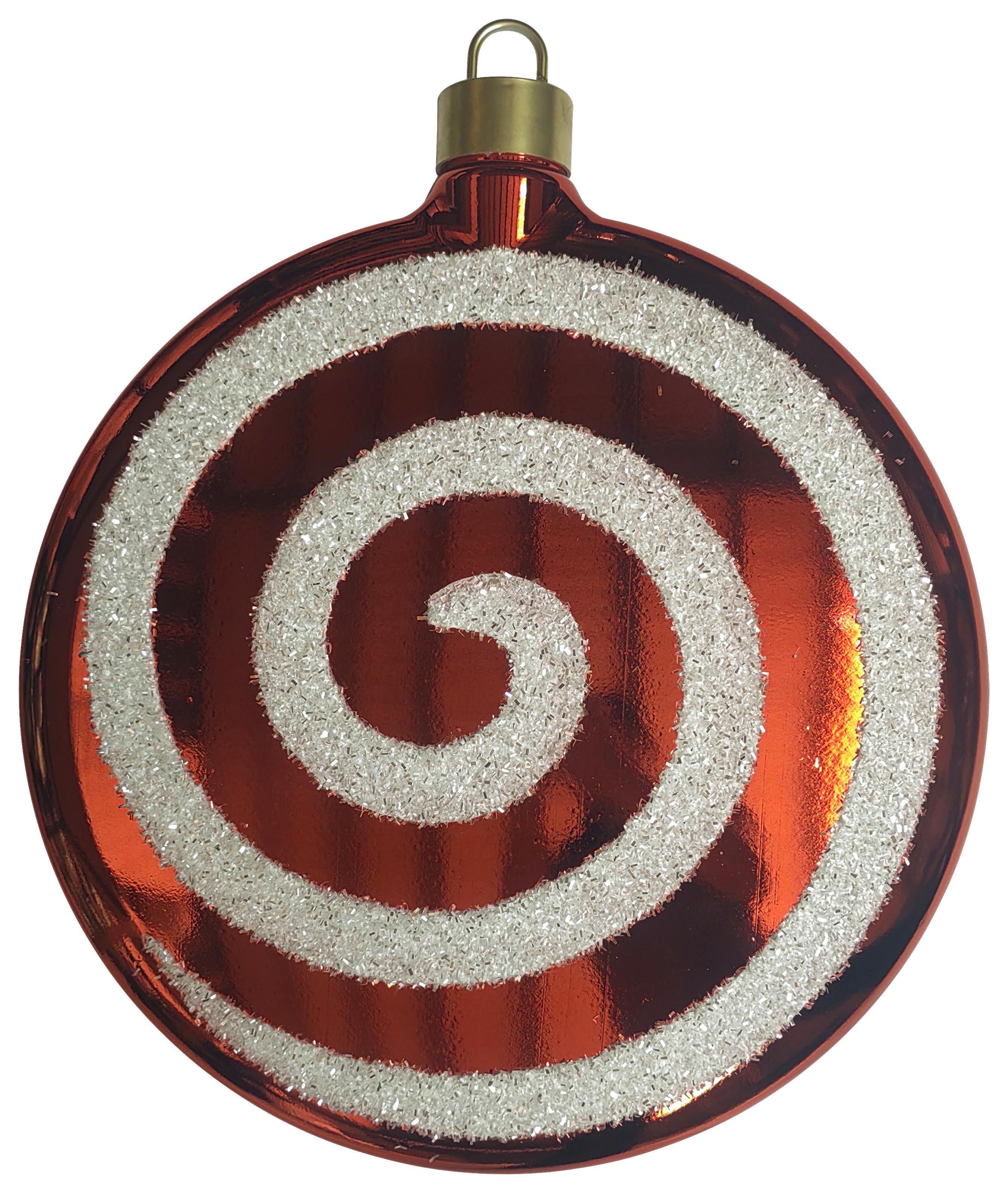 Závesná dekorácia CANDY - biela/červená, plast (39,4/48,3/8,9cm) - Mömax