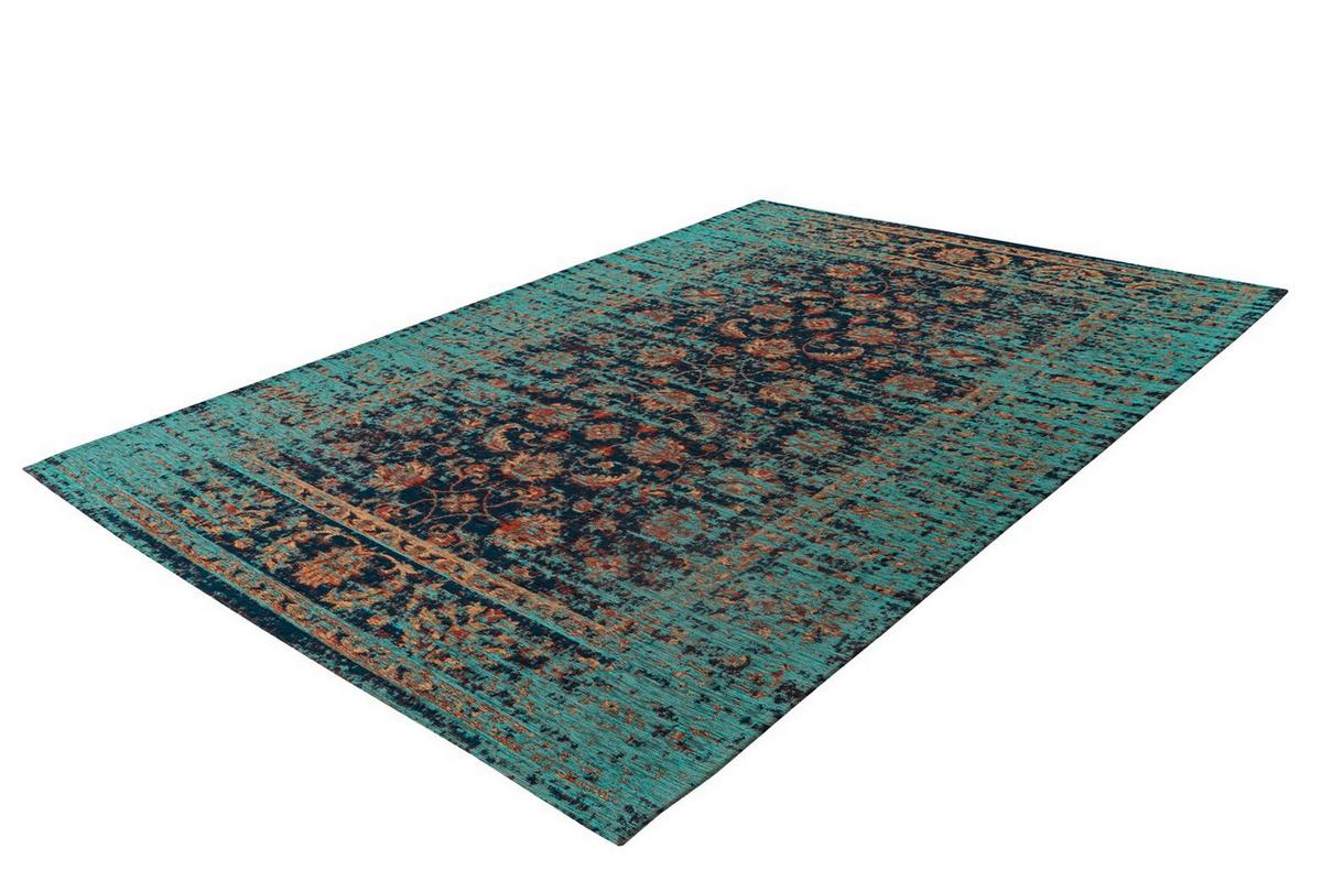 TEPPICH Blau, Mutlicolor - Blau/Multicolor, KONVENTIONELL, Textil (80/150cm) - Kayoom