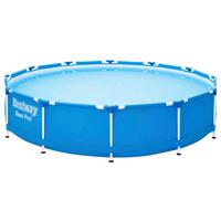 Medence Steel Pro Pool Kb. 366/76cm - kék/fehér, Modern, műanyag/fém (366/76cm) - Bestway