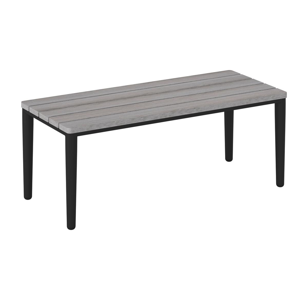 TERASOVÁ SEDACIA SÚPRAVA ENJA - čierna/sivá, Modern, kov/textil (104/60/70cm) - Bessagi Garden
