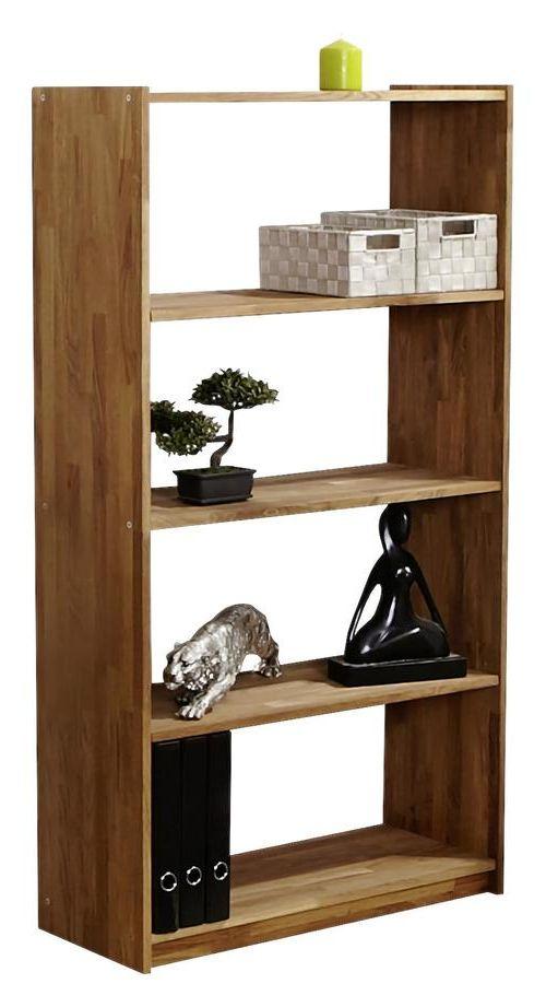 Regál z masívu Simon - dub v: 145cm, farby duba, 80 cm, 145 cm, 31 cm