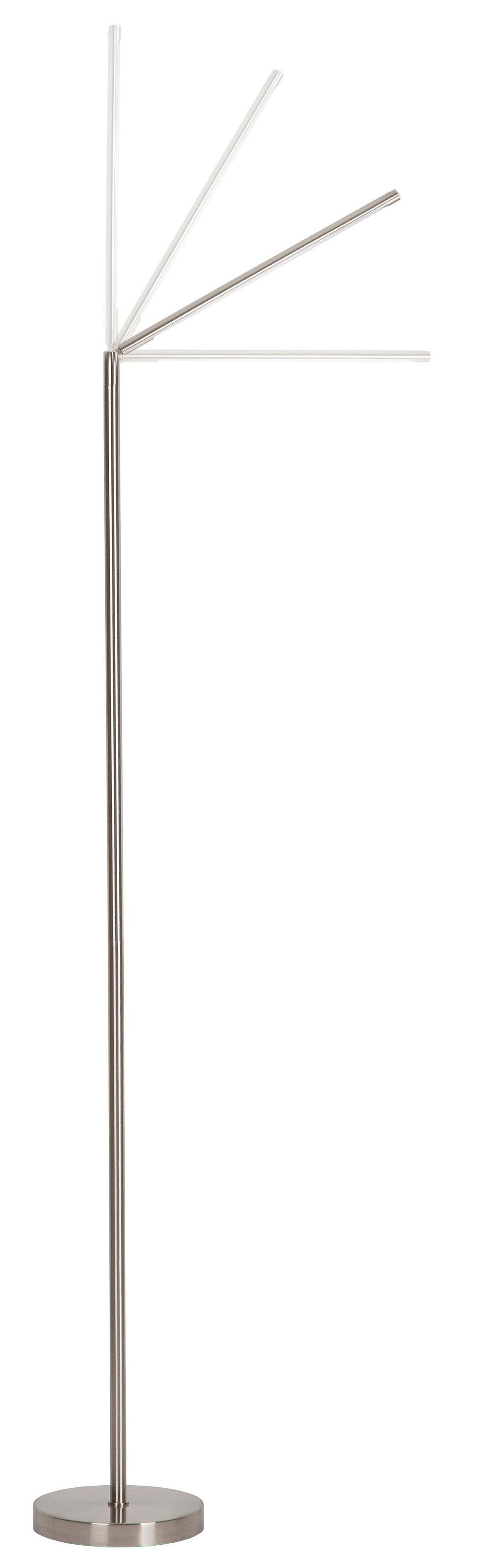 Led-stehleuchte 40550101 Carlo - Silberfarben, Basics, Metall (40/3cm) - Globo