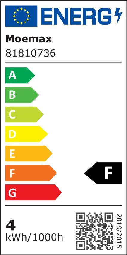 LED žárovka 10588-3 max. 4 Watt - čiré, sklo (3,5/9,8cm) - Mömax