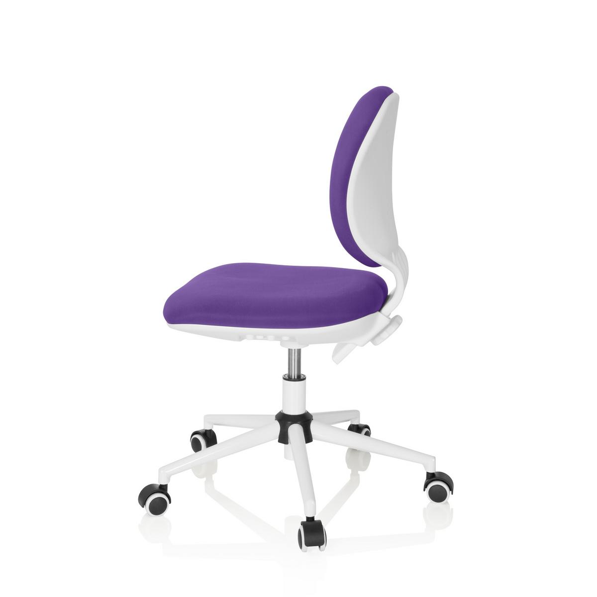 Jugenddrehstuhl Kid Vivo Stoff Lila - Lila, Basics, Kunststoff (43/82-95/56cm) - MID.YOU