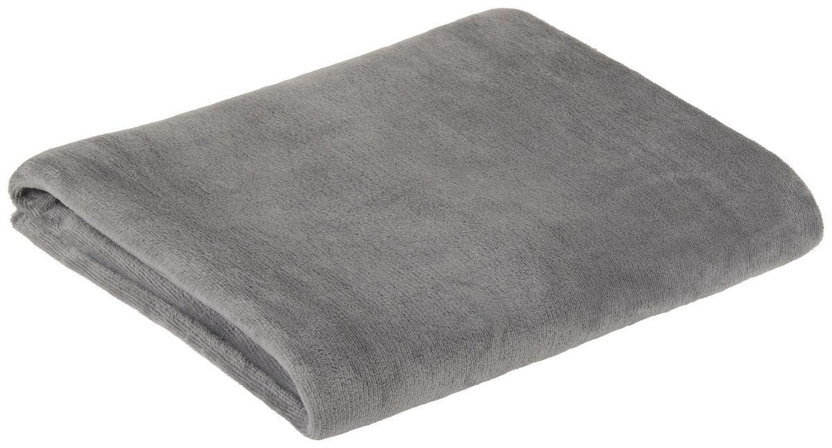 Kuscheldecke Marlies Hellgrau 150x200 Cm - Hellgrau, MODERN, Textil (150/200cm) - Luca Bessoni