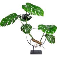 Kunstpflanze Split Philodendron - Braun/Grün, Design, Kunststoff (100cm) - P & B