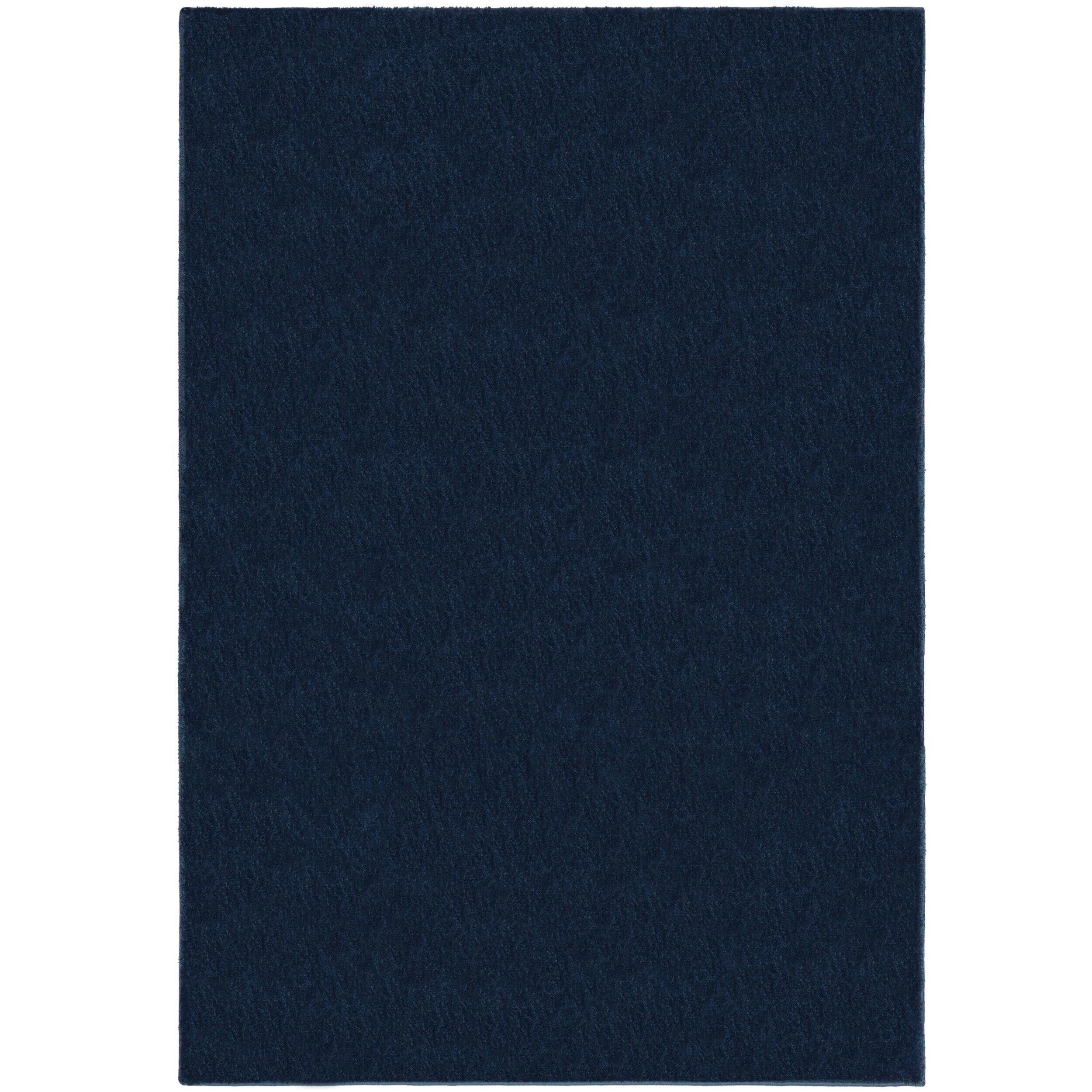 Webteppich Sheen Rug Dark Blue 200x290 - Blau, Basics, Textil (200/290cm)