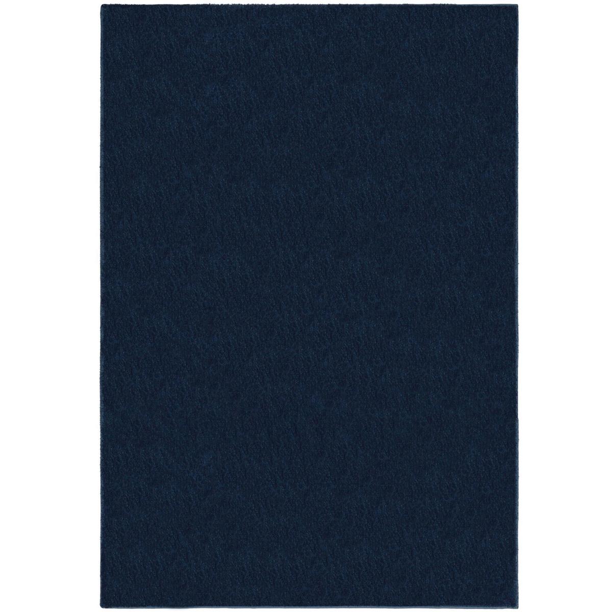 Webteppich Sheen Rug Dark Blue 160x230 - Blau, Basics, Textil (160/230cm)
