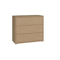 Komoda farba dub Elegancia - farba duba, Modern, kompozitné drevo (94,8/83,1/41,5cm)