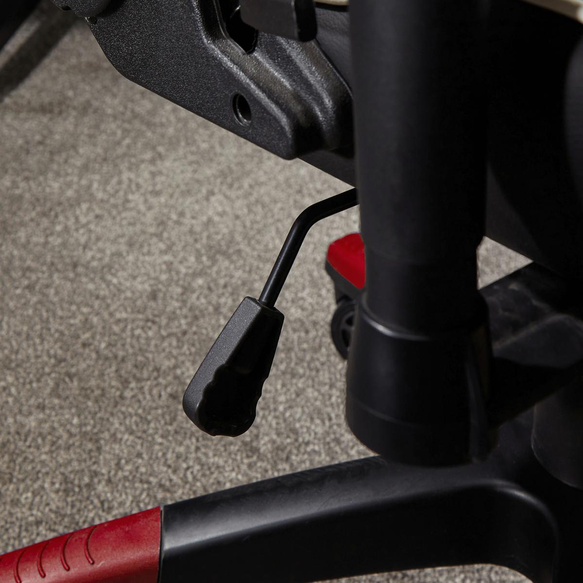 Gaming Stuhl Egility Compact Lederlook, Rot/Schwarz/Weiß - Rot/Schwarz, MODERN, Kunststoff/Textil (55/113/62,5cm) - X Rocker
