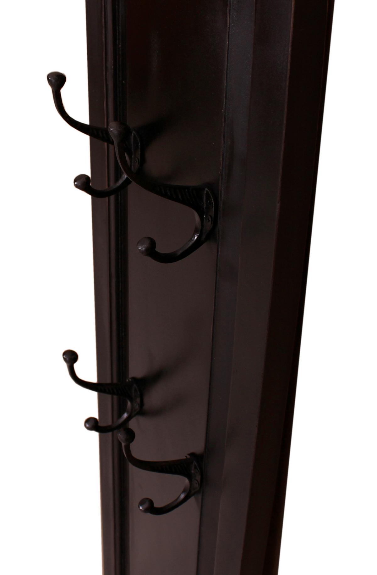 GARDEROBENPANEEL Honig/Schwarz B: 35cm - Schwarz/Honig, Design, Holz/Holzwerkstoff (35/110/8cm) - MID.YOU