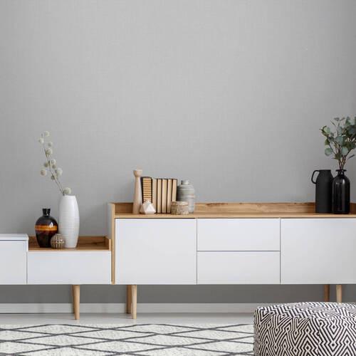 Vliestapete 106573 - Grau, Basics, Papier/Kunststoff (52/1000cm)