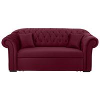 Schlafsofa Cupido - Rot/Schwarz, Design, Textil (213/86/99cm) - MID.YOU