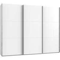 Schwebetürenschrank 300cm Level, Weiß - Weiß, MODERN, Holzwerkstoff (300/236/65cm) - MID.YOU