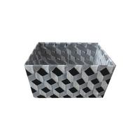 Korb Barbara - Schwarz/Weiß, Basics, Kunststoff/Metall (31/17/21cm) - Luca Bessoni