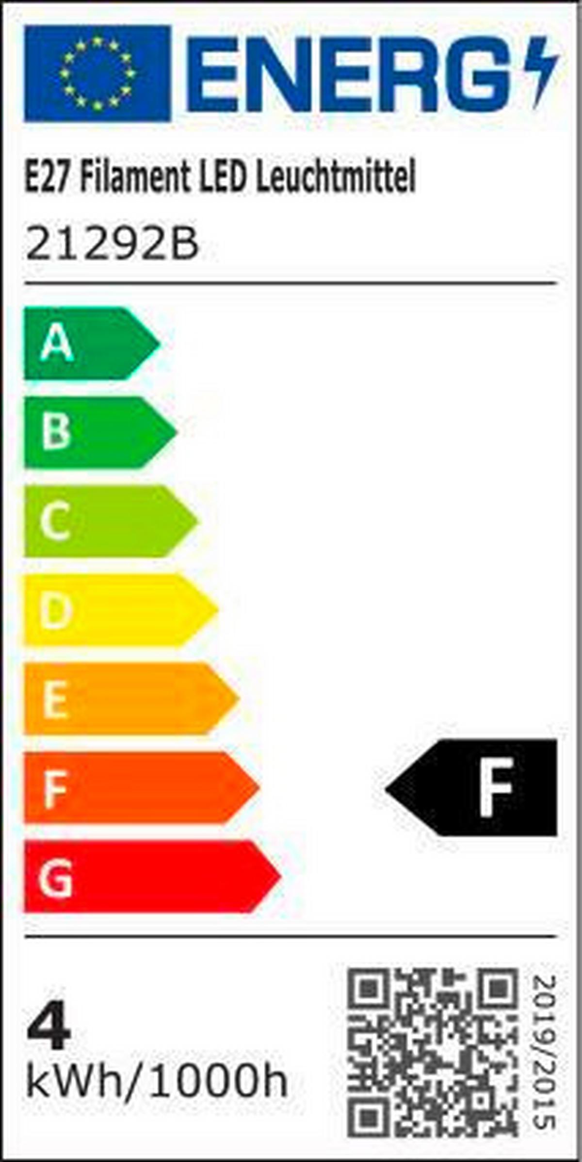 Deckenventilator Fanaway Industri 4-Flügel, LED-Leuchte - Walnussfarben/Bronzefarben, Design, Kunststoff/Metall (122/50cm) - P & B