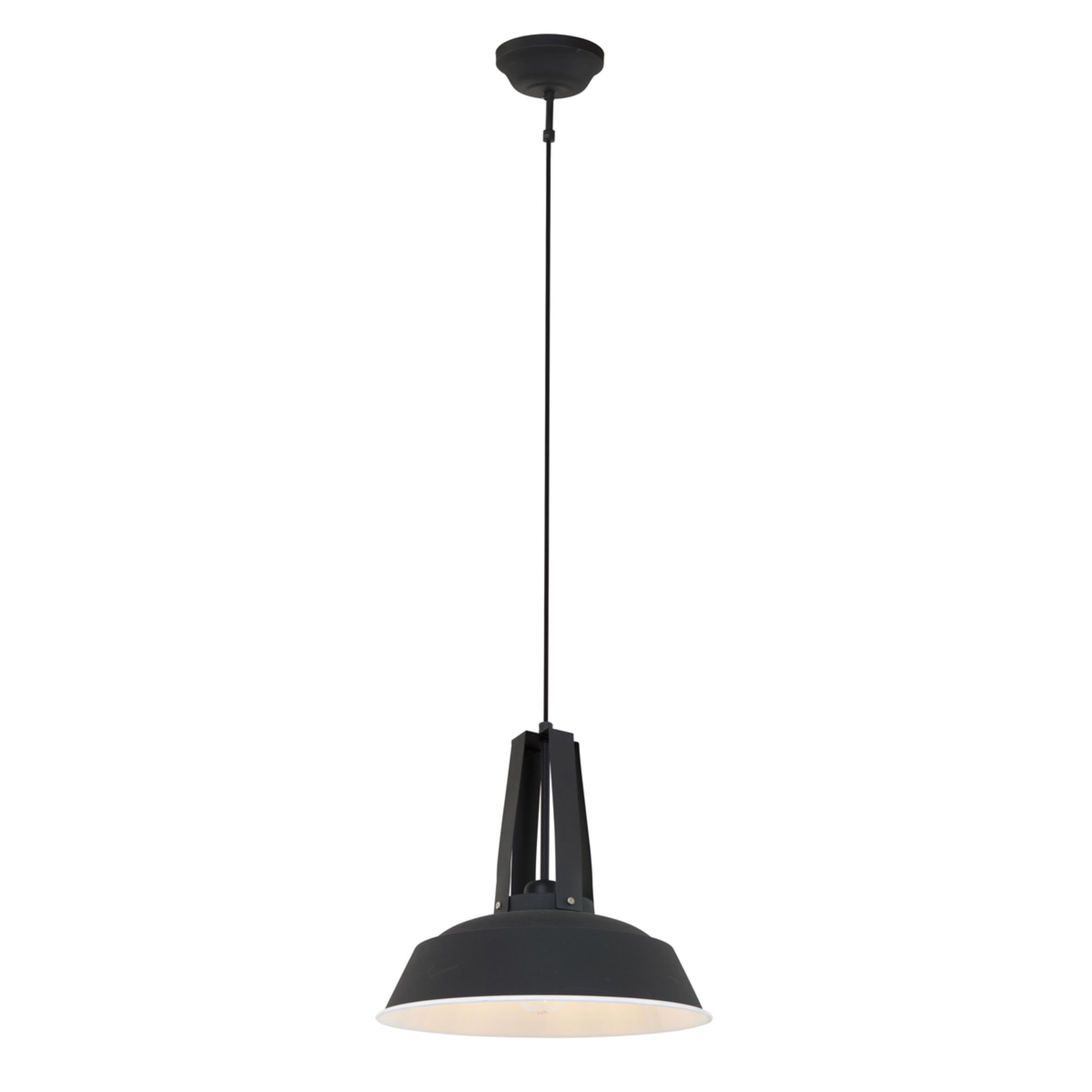 Pendelleuchte Eden - Schwarz, Trend, Metall (42/45-200/42cm)
