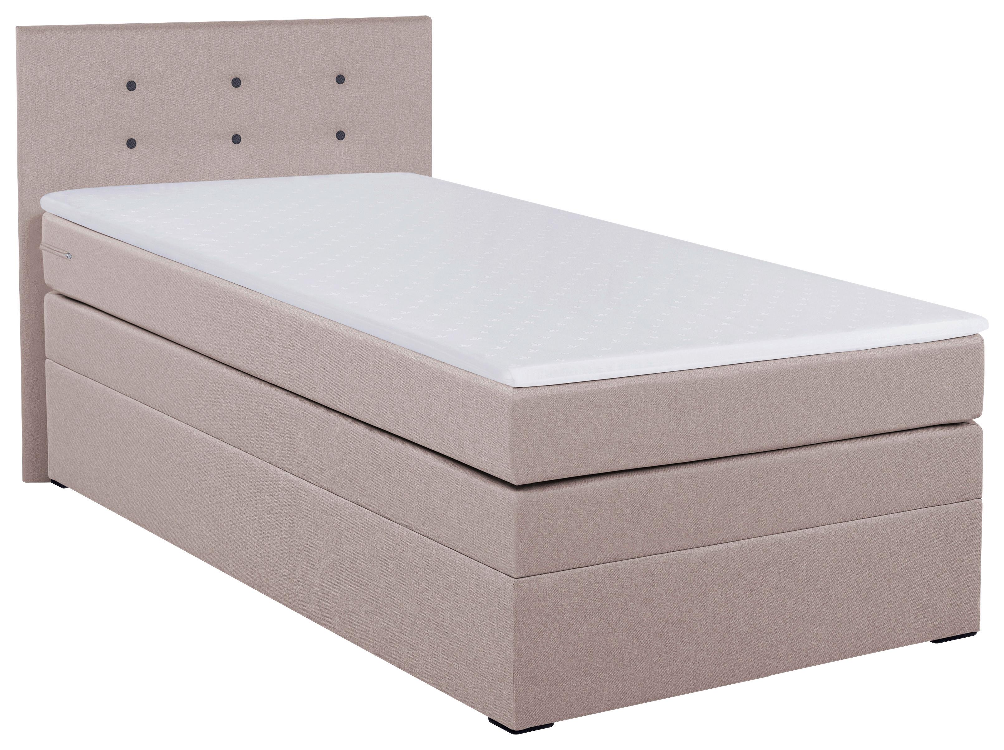 Boxspringbett Mit Bettkasten Siam Twist 90x200 Cm Rosa