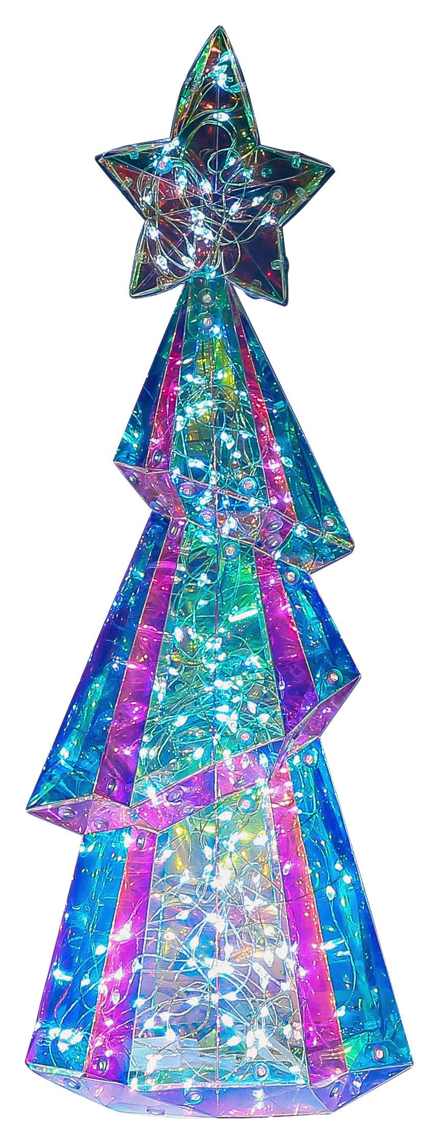 DEKORAČNÉ LED SVIETIDLO BAUMI - priehľadné/biela, Modern, plast (44/17/17cm) - Mömax
