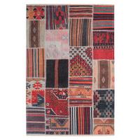 Webteppich Rot/Multicolor My Ethno 75x150 cm - Multicolor, LIFESTYLE, Textil (75/150cm) - Obsession