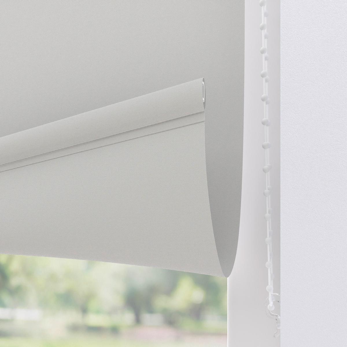 Rollo 100x190 cm mit Kettenzug - Grau, Basics, Kunststoff (100/190cm)