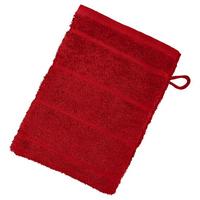 Waschlappen Liliane Bordeaux Baumwolle Mit Schlaufe - Bordeaux, KONVENTIONELL, Textil (16/21cm) - Ondega