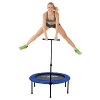Fitnesstrampolin Ø 75 Cm Mit Griffstange Maxxmee - Blau/Schwarz, Basics, Kunststoff/Metall (34/101,5/97,5cm) - TV - Unser Original